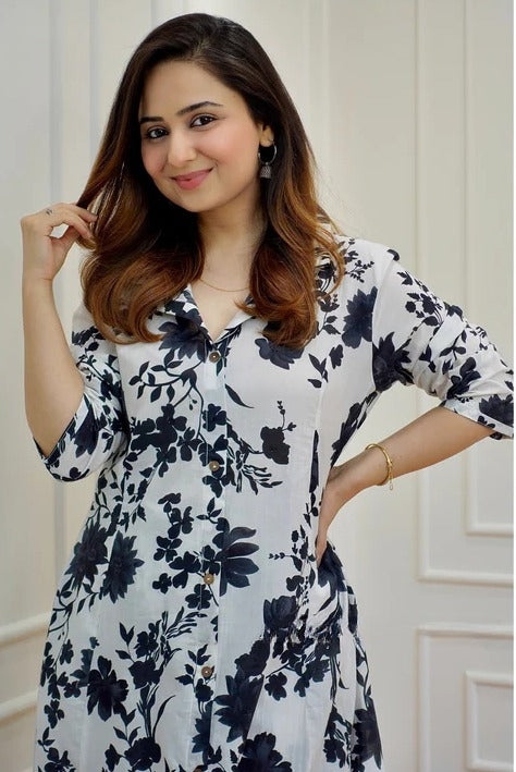 Midnight Bloom Co-ord Set