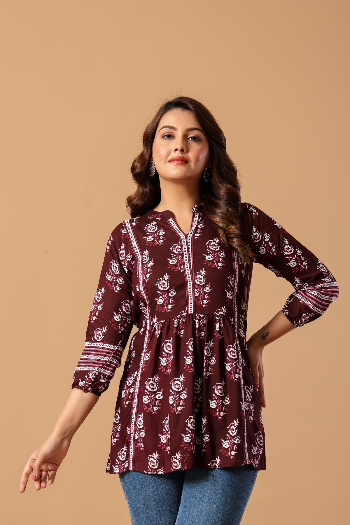 Ruby Bloom Smocked Tunic Dress