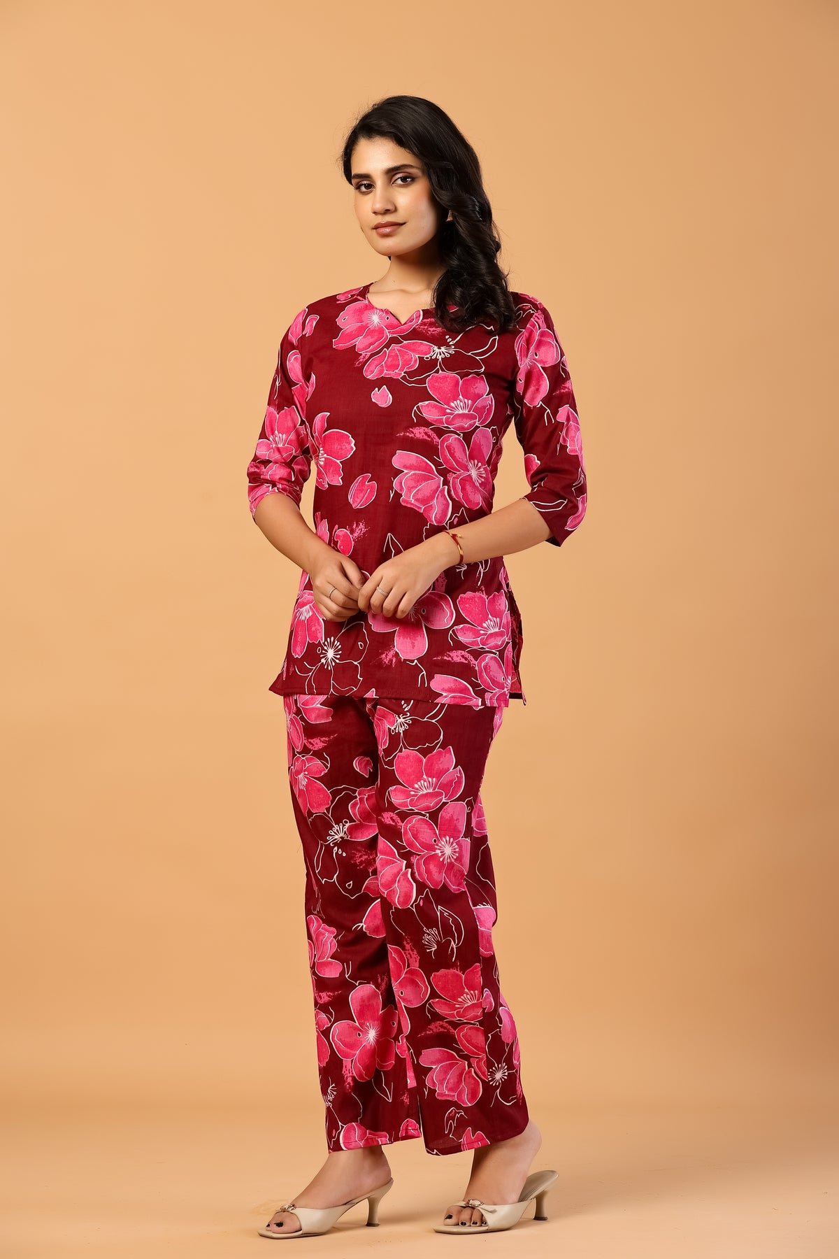 Crimson Petal Co-ord Set