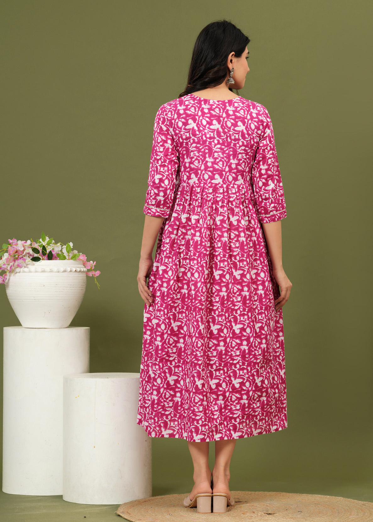 Rosewood Bloom Maternity Dress πΈ