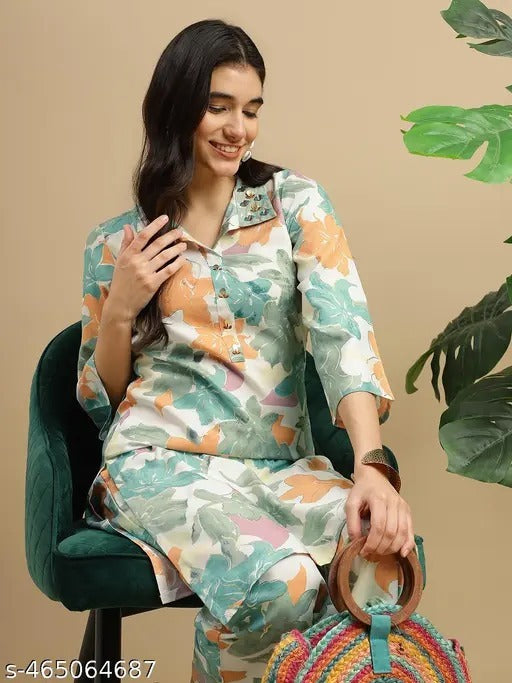 Floral Harmony Set Co-Ord Set