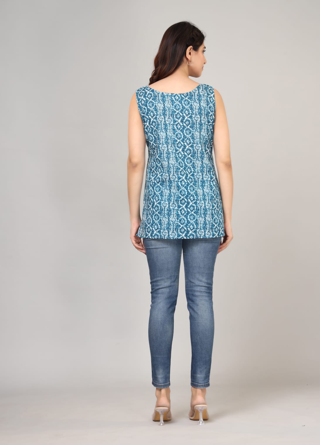 Azure Vibe Short Kurti