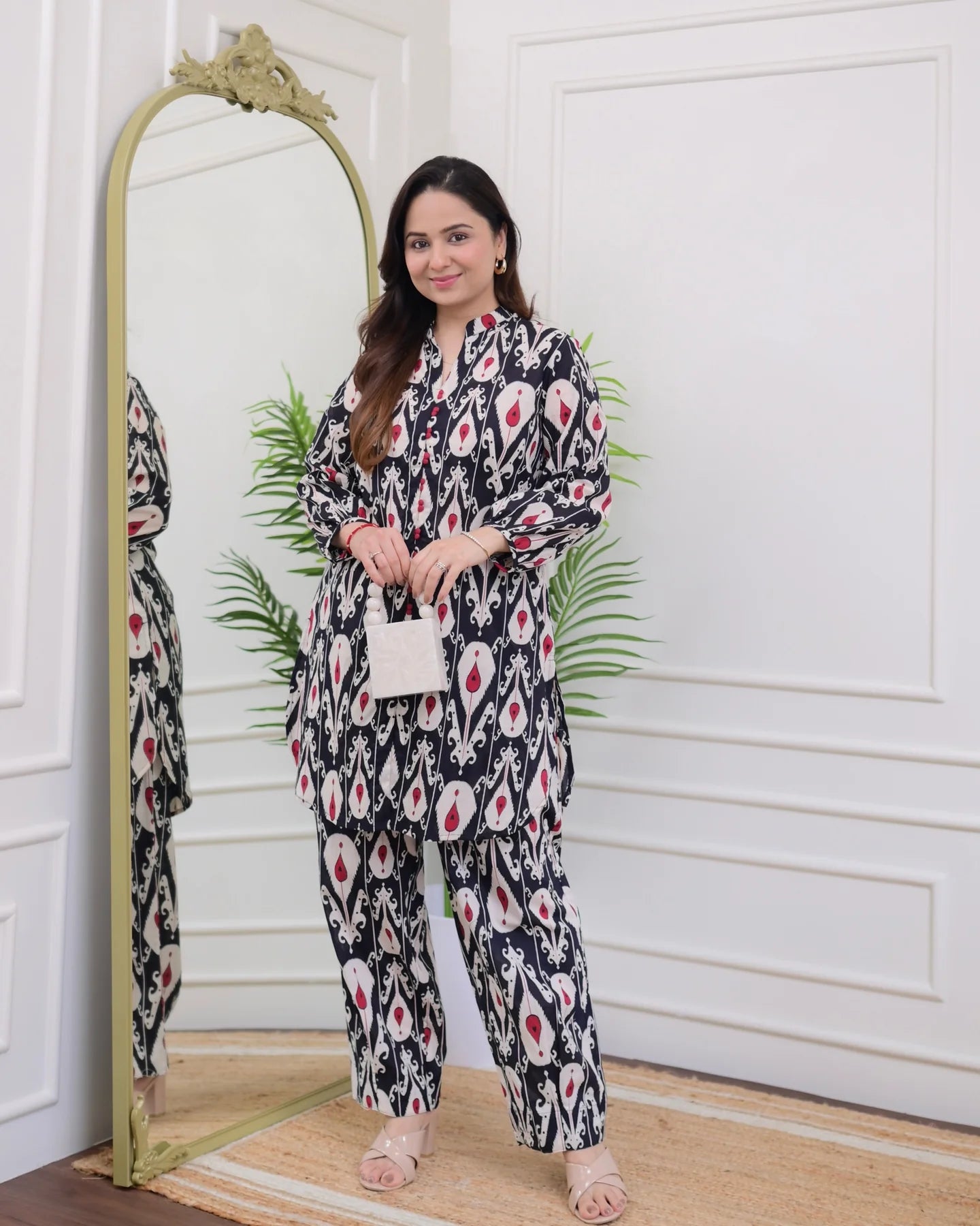 Black & White Print Co-Ord Set